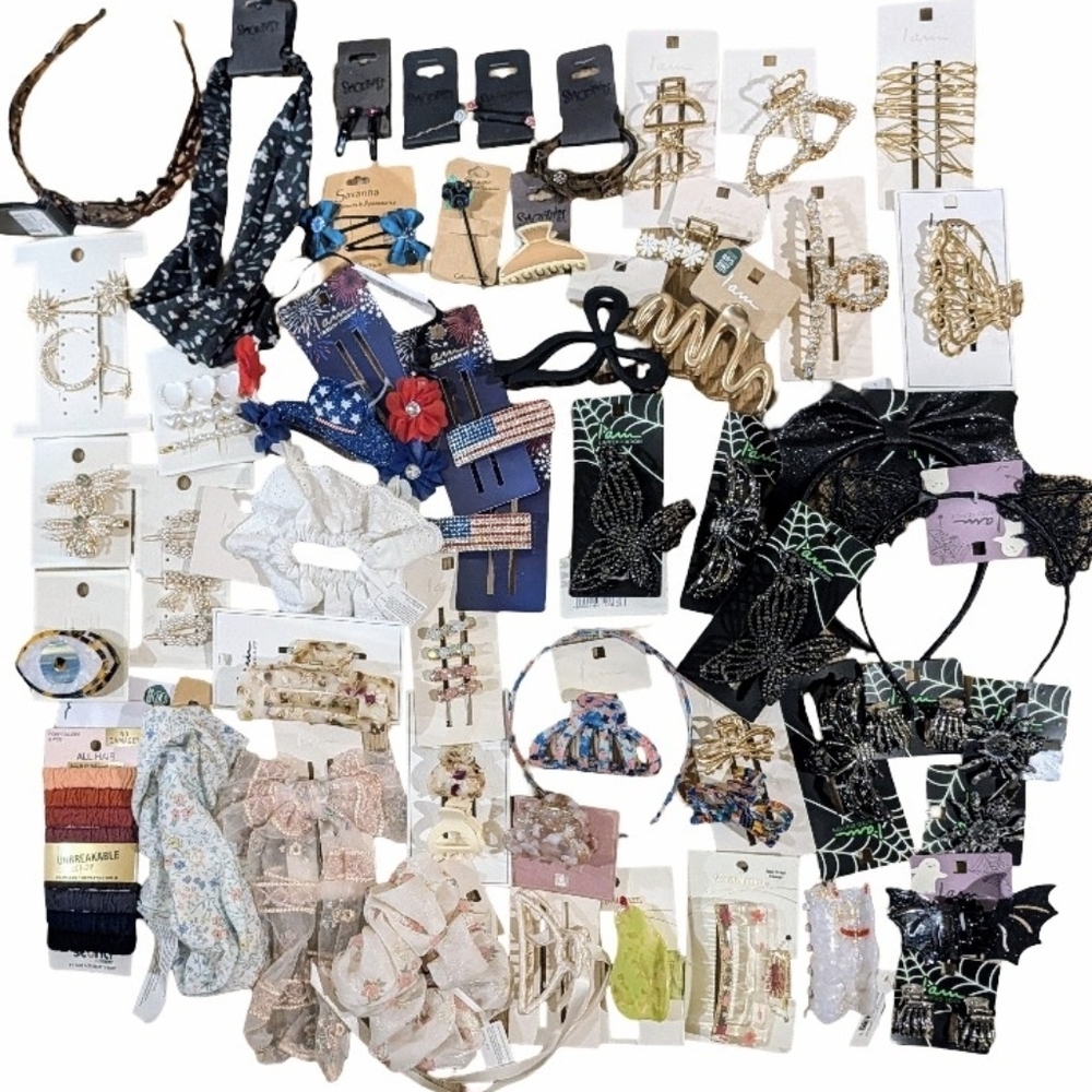 Ava & Aiden, I Am, Smoothies & Savannah Giant Hair Accessories Lot! 75+ Pieces​